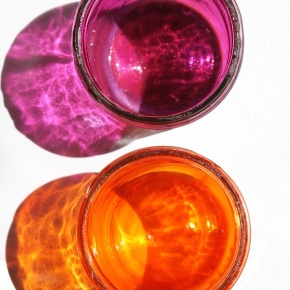 DIY Decor: gorgeous colored mason jars